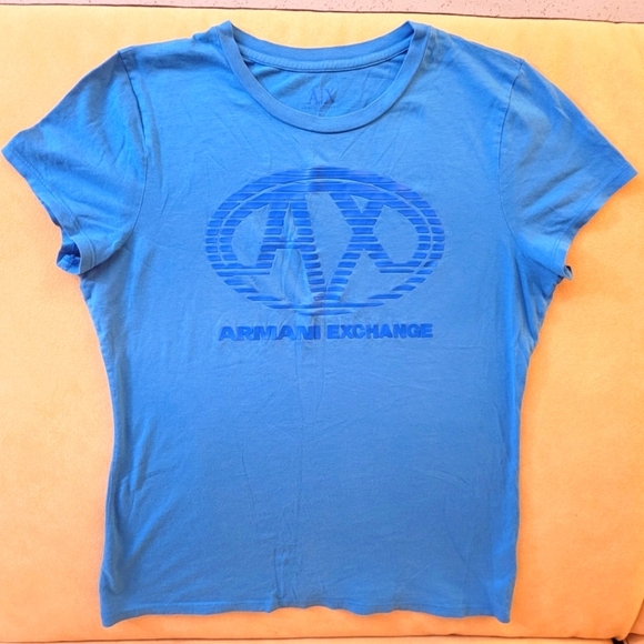 Armani Exchange Printed Logo Junior Girl / Young Woman Tee, L - Picture 1 of 4